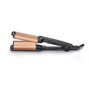 BaByliss Deep Waves Curling rauta lämmin musta, oranssi 98,4" (2,5 m)