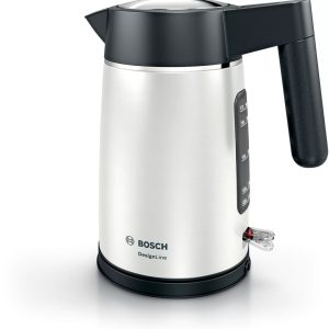 Bosch DesignLine vedenkeitin 1,7 L 2400 W Musta, hopea