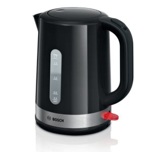 Bosch TWK6A513 vedenkeitin 1,7 L 2200 W musta, ruostumaton teräs