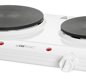 Clatronic DKP 3583 valkoinen työtaso, tiivistetty levy, 2 vyöhykettä