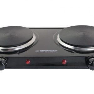 Esperanza EKH010K liesi musta työtaso 2 vyöhykettä