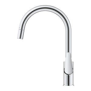 GROHE baucurve 30547000 yksivipuinen pesuallashana kromi