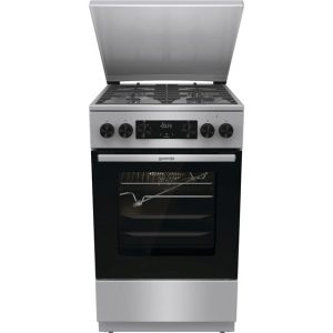 Gorenje GKS5C71XF Vapaasti seisova liesi uunilla Hopea