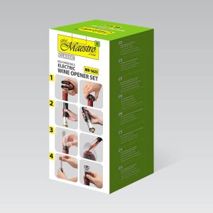 MAESTRO MR-1623 USB sähköinen viinikorkkiruuvi