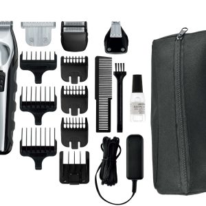 Wahl 09888-1216 partaleikkuri Musta, ruostumaton teräs