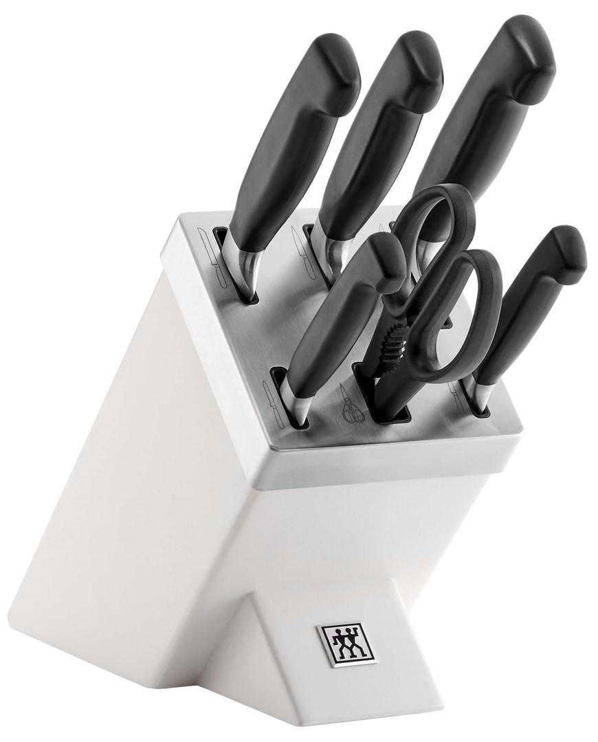 ZWILLING FOUR STAR 35148-207-0 keittiöveitsi/ruokailuvälinesarja 7 kpl Valkoinen