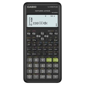 CASIO LASKIN SCIENTIFIC FX-570ESPLUS-2-B, 417 FUNCTIONS, 77X162MM, MUSTA