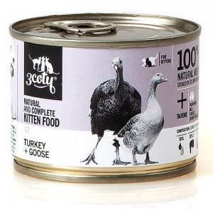 3COTY 47. Kalkkuna ja hanhi kissanpennuille - kissan märkäruoka - 180g