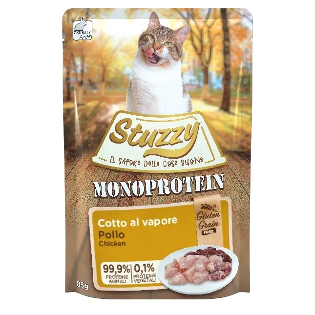 STUZZY Monoprotein Chicken - kissan märkäruoka - 85 g