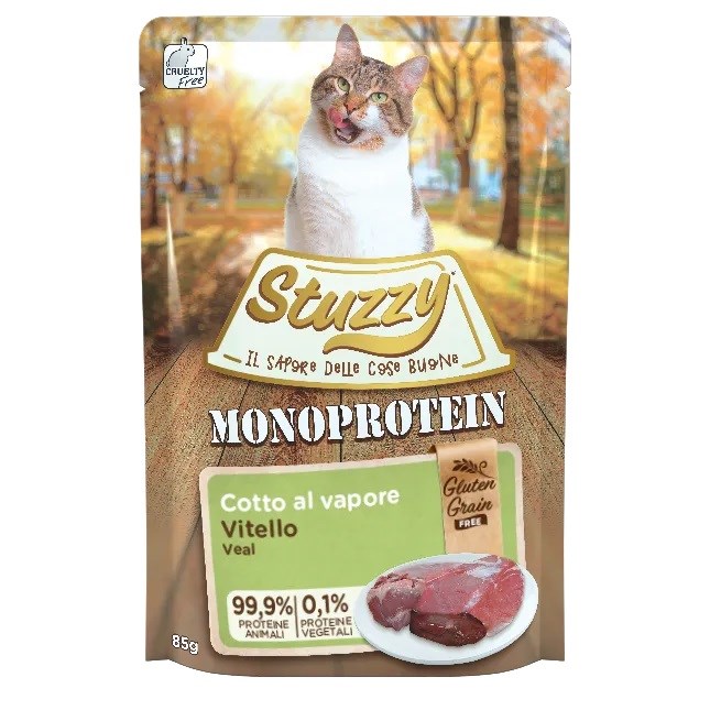 STUZZY Monoprotein Veal - kissan märkäruoka - 85 g