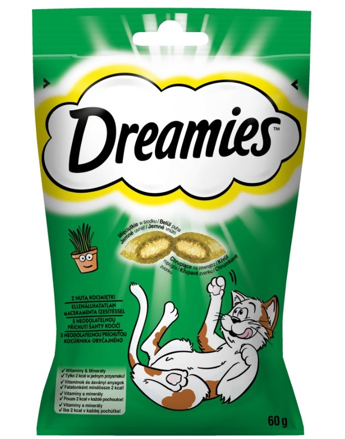 DREAMIES kissanmintulla - kissanherkut - 60 g