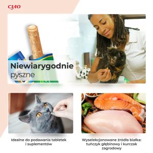 INABA Churu Rolls Kanareseptikääreet Tonnikala kampasimpukka resepti - kissan herkkuja - 4x10 g