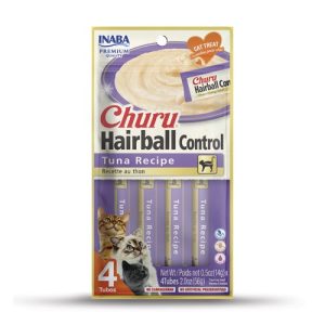 INABA Churu Hairball Tonnikala kissan herkku - 4x14 g