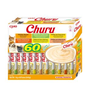 INABA Churu Variety box Kana - kissan herkkuja - 60 x 14g