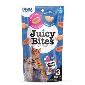 INABA Juicy Bites Kana ja tonnikala - kissan herkkuja - 3 x 11 g