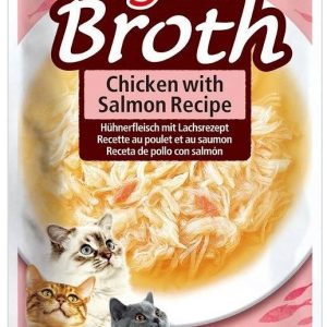 INABA Ciao Broth Chicken & Salmon - kissan herkkuja - 40g