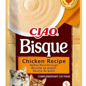 INABA Ciao Bisque Chicken Kanakeitto - Herkku kissoille - 40g