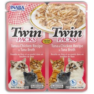 INABA CAT Twin Tonnikala broilerin kanssa – kissaherkku – 2x40g