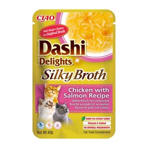 INABA CAT Dashi Delights Silky Broth Chicken lohella - kissan herkku - 40g