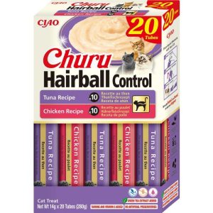 INABA Churu Hairball control Tonnikala ja kana resepti - kissan herkkuja - 20x14g