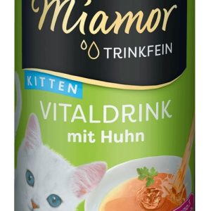 MIAMOR Trinkfein Kitten Vitaldrink kanan kanssa - kissan herkkuja - 135ml