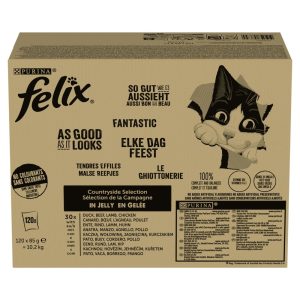 PURINA Felix Countryside Selection - kissan märkäruoka - 120x85g