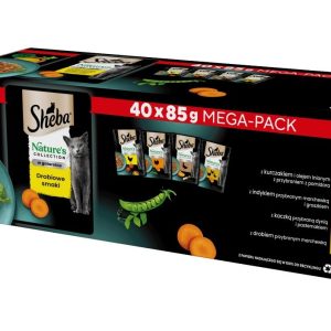 SHEBA Nature's Collection Siipikarjan makuja hyytelössä - kissan märkäruoka - 40 x 85g