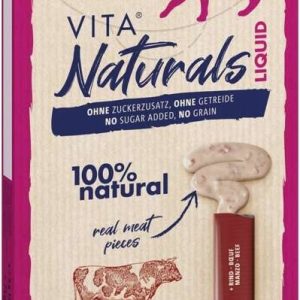 VITAKRAFT VITA NATURALS Nestemäinen naudanliha - kissan herkku - 5x15 g