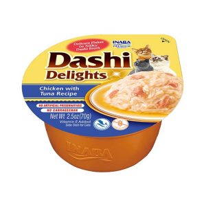 INABA Dashi Delights broilerin tonnikalaliemi - kissan herkku - 70g