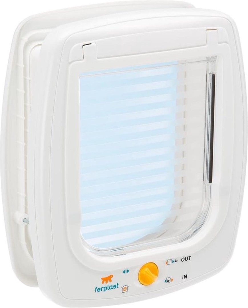 FERPLAST Swing 9 - Ovi keskikokoisille koirille ja suurille kissoille, valkoinen