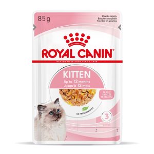 Royal Canin FHN Kitten Instinctive hyytelössä - märkäruoka kissanpennuille - 12x85g
