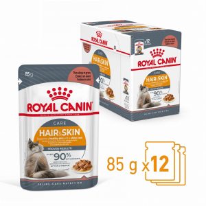 ROYAL CANIN Hair & Skin Care - kissan märkäruoka - 12x85g