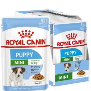 ROYAL CANIN SHN Mini Puppy kastikkeessa - märkä penturuoka - 12X85g