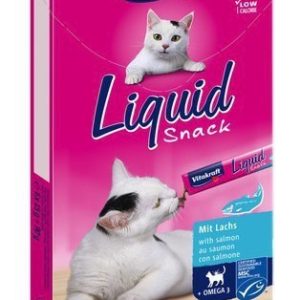 VITAKRAFT Liquid Snack Lohi - kissan herkkuja - 6 x 15 g