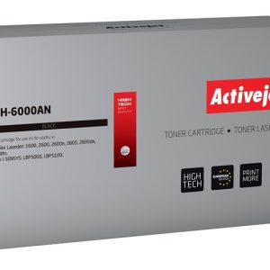 Activejet ATH-6000AN väriaine (korvaa HP 124A Q6000A, Canon CRG-707B; Premium; 2500 sivua; musta)