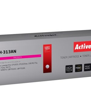 Activejet ATH-313AN -väriaine (korvaa Canonille, HP 126A CRG-729M, CE313A; Premium; 1000 sivua; magenta)