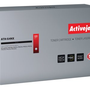 Activejet ATH-64NX -väriaine (korvaa HP 64X CC364X:lle; Supreme; 24000 sivua; musta)