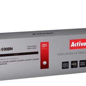 Activejet ATK-590BN väriaine (korvaa Kyocera TK-590BK:lle; Supreme; 7000 sivua; musta)