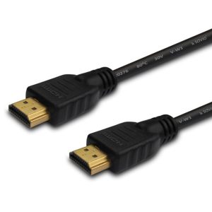 SAVIO HDMI (M) -kaapeli, 20 m, musta, kultakärjet, v1.4 nopea, ethernet/3D CL-75