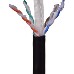 Alantec KIU6OUTZ305 verkkokaapeli 305 m Cat6 U/UTP (UTP) Musta