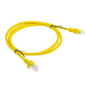 Lanberg Patchcord RJ45, Cat. 5e, UTP, 1m, keltainen