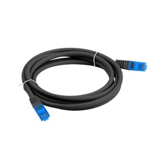 LANBERG PATCHCORD S/FTP CAT.6A 3M MUSTA LSZH