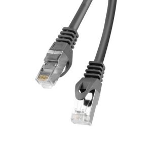 Lanberg PCF6-10CC-0500-BK verkkokaapeli Musta 5 m Cat6 F/UTP (FTP)