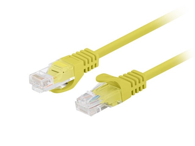Fluke Passed Lanberg patchcord kat.6 UTP 0,25 m keltainen 10 kpl