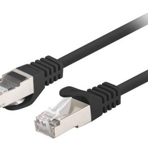Lanberg PCF6-20CC-0025-BK verkkokaapeli Musta 0,25 m Cat6 U/UTP (UTP)