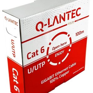 Q-LANTEC U/UTP cat.6A verkkokaapeli, kierretty pari, LSOH