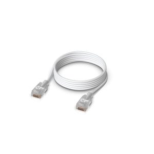 Ubiquiti UACC-Cable-Patch-EL-1M-W verkkokaapeli läpikuultava, valkoinen Cat6