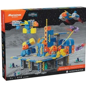 MARIOINEX Mini Vohveli Rakennuspalikat Space Base, 618 kpl