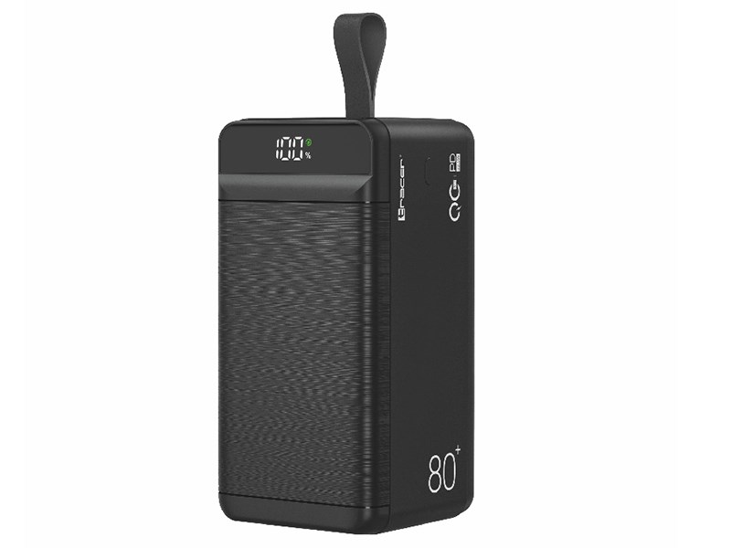 Tracer Vouge-8 80000mAh QC+PD22.5W, musta