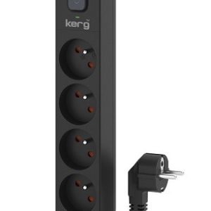 KERG jatkojohto katkaisijalla-4 pistorasiaa 16A 5m